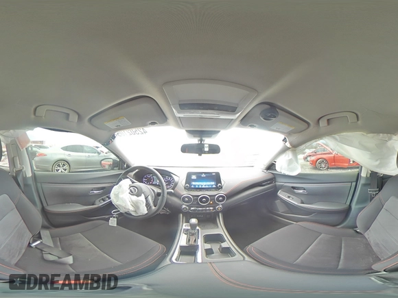 2025 Nissan Sentra SR with VIN 3N1AB8DV2SY203051, listed as a Copart auction lot 42502105 with 816 mi miles and Salvage Title. Bid and sale history available at DreamBid. Image 14.