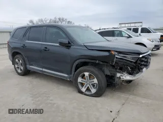 2025 Honda Pilot EX-L with VIN 5FNYG2H47SB015522, listed as a Copart auction lot 45867555 with 3,360 mi miles and Salvage Title. Bid and sale history available at carsss.com. Image 4.