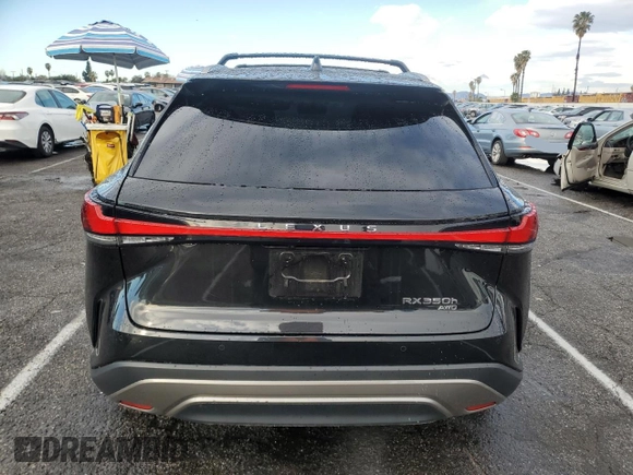 2023 Lexus RX with VIN 2T2BBMCA5PC002160, listed as a Copart auction lot 89217365 with 0 mi miles and Salvage Title. Bid and sale history available at carsss.com. Image 6.