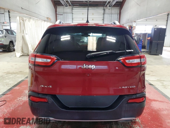 2016 Jeep Cherokee Limited with VIN 1C4PJMDS3GW204216, listed as a Copart auction lot 44033695 with 76,636 mi miles and Salvage Title. Bid and sale history available at DreamBid. Image 6.