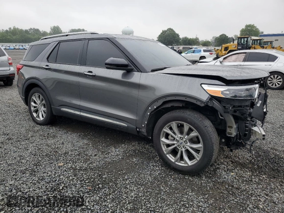 2023 Ford Explorer Limited with VIN 1FMSK8FH3PGC27999, listed as a Copart auction lot 61084505 with 20,725 mi miles and Salvage title. Bid and sale history available at DreamBid. Image 4.