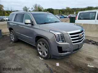 2017 Cadillac Escalade Premium Luxury with VIN 1GYS4CKJ6HR255175, listed as a Copart auction lot 71528754 with 107,626 mi miles and Salvage Title. Bid and sale history available at carsss.com. Image 4.
