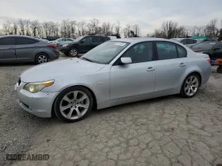 2004 BMW 5 Series 545iA with VIN WBANB33544B109271, listed as a Copart auction lot 85875354 with 111,682 mi miles and Clean Title. Bid and sale history available at carsss.com. Image 1.