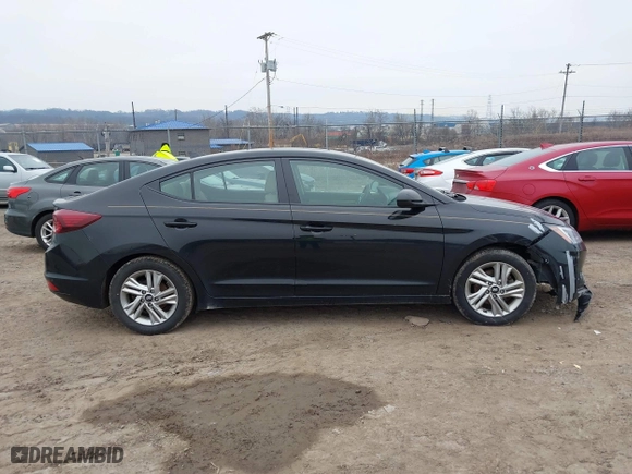 2020 Hyundai Elantra Value Edition with VIN 5NPD84LF4LH617572, listed as a IAAI auction lot 41535581 with 164,056 mi miles. Bid and sale history available at carsss.com. Image 14.