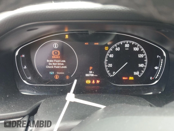 2019 Honda Accord Sedan Sport 1.5T with VIN 1HGCV1F39KA025659, listed as a Copart auction lot 88070025 with 82,708 mi miles and Salvage Title. Bid and sale history available at carsss.com. Image 9.