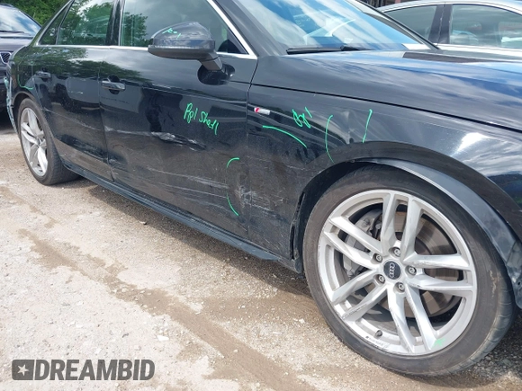 2023 Audi A4 S line Premium Plus with VIN WAUEAAF45PN016577, listed as a IAAI auction lot 42097454 with 55,676 mi miles and . Bid and sale history available at DreamBid. Image 6.
