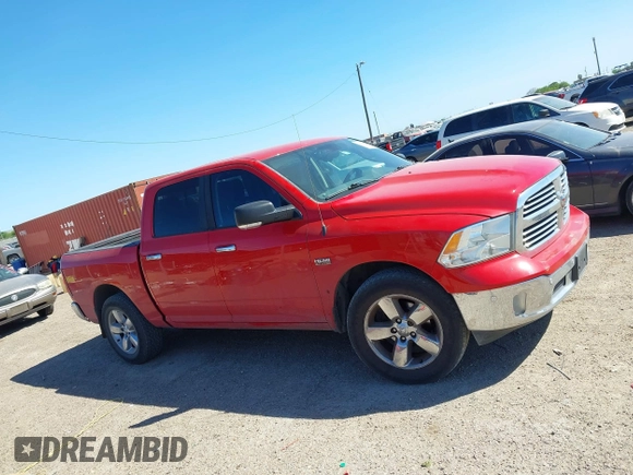 2016 Ram 1500 Big Horn with VIN 1C6RR6LT0GS159192, listed as a IAAI auction lot 41819883 with 128,900 mi miles. Bid and sale history available at carsss.com. Image 13.