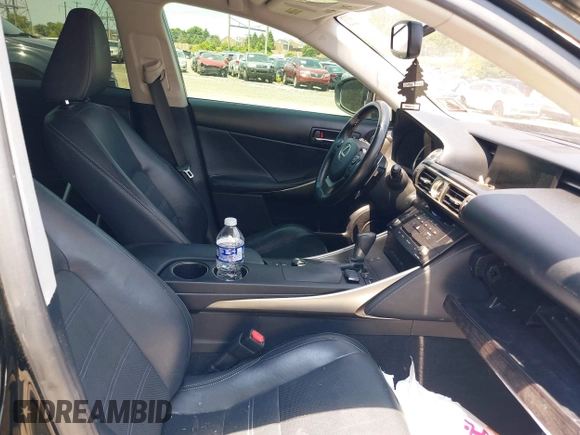 2015 Lexus IS 250 with VIN JTHCF1D25F5025399, listed as a IAAI auction lot 39680736 with 119,533 mi miles. Bid and sale history available at carsss.com. Image 5.
