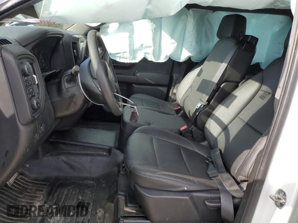 2021 Chevrolet Silverado 1500 Work Truck with VIN 1GCUYAEF6MZ240376, listed as a Copart auction lot 87889315 with 83,680 mi miles and Salvage Title. Bid and sale history available at DreamBid. Image 7.