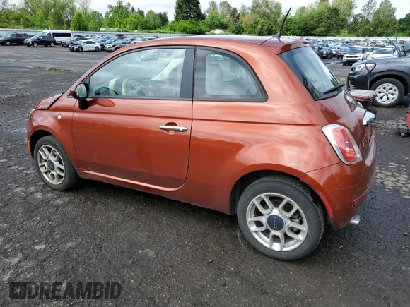 2013 FIAT 500 Pop with VIN 3C3CFFAR2DT649212, listed as a Copart auction lot 57527625 with 156,251 mi miles and Salvage title. Bid and sale history available at DreamBid. Image 2.