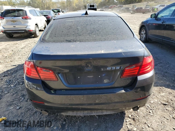 2011 BMW 5 Series 535i xDrive with VIN WBAFU7C55BC877287, listed as a Copart auction lot 76370224 with 165,669 mi miles and Salvage Title. Bid and sale history available at carsss.com. Image 6.