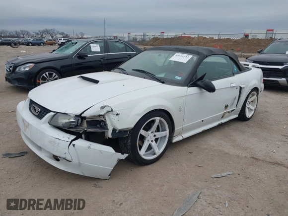 2001 Ford Mustang GT Deluxe with VIN 1FAFP45XX1F257092, listed as a IAAI auction lot 41624352 with 150,131 mi miles. Bid and sale history available at carsss.com. Image 2.