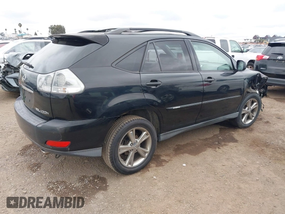 2007 Lexus RX 400h with VIN JTJGW31U972003233, listed as a IAAI auction lot 41732449 with 149,523 mi miles and . Bid and sale history available at DreamBid. Image 4.