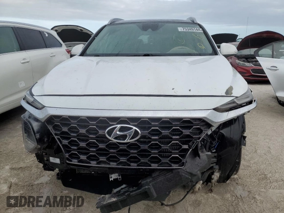 2019 Hyundai Santa Fe Limited z VIN 5NMS5CAA6KH024177, wystawiony jako Copart lot #75349144 z przebiegiem 67 804 mil mil oraz Nie do naprawy • Non repairable. Historia ofert i sprzedaży dostępna na DreamBid. Obrazek 5.