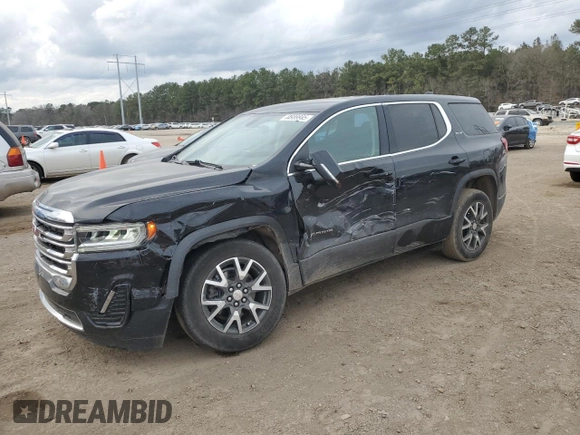 2021 GMC Acadia SLE with VIN 1GKKNKLA9MZ215439, listed as a Copart auction lot 44989935 with 54,035 mi miles and Salvage Title. Bid and sale history available at DreamBid. Image 1.