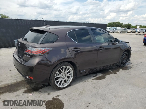 2012 Lexus CT 200h z VIN JTHKD5BH2C2056140, wystawiony jako Copart lot #58733315 z przebiegiem 182 139 mil mil oraz Szkoda całkowita • Salvage title. Historia ofert i sprzedaży dostępna na DreamBid. Obrazek 3.