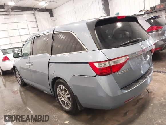 2013 Honda Odyssey EX-L with VIN 5FNRL5H67DB015512, listed as a IAAI auction lot 41758695 with 193,356 mi miles and . Bid and sale history available at carsss.com. Image 15.