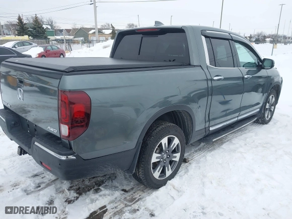 2017 Honda Ridgeline RTL-E with VIN 5FPYK3F78HB012520, listed as a IAAI auction lot 41551255 with 44,270 mi miles. Bid and sale history available at carsss.com. Image 4.