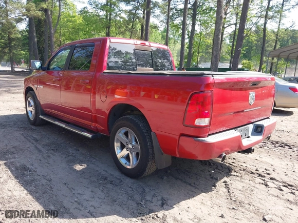 2009 Dodge Ram 1500 Sport with VIN 1D3HB13T69S810041, listed as a IAAI auction lot 42115359 with 209,200 mi miles. Bid and sale history available at carsss.com. Image 3.