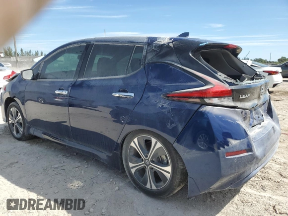 2021 Nissan LEAF SV Plus with VIN 1N4BZ1CV0MC556041, listed as a Copart auction lot 47408545 with 25,052 mi miles and Salvage title. Bid and sale history available at DreamBid. Image 2.