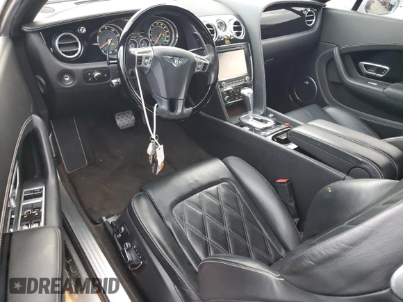 2013 Bentley Continental GT with VIN SCBFC7ZA5DC085043, listed as a Copart auction lot 74474123 with 107,442 mi miles and . Bid and sale history available at DreamBid. Image 8.
