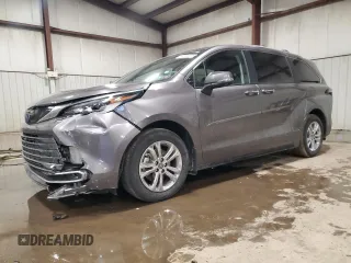 2023 Toyota Sienna Platinum with VIN 5TDESKFC7PS082748, listed as a Copart auction lot 44153015 with 45,382 mi miles and Salvage Title. Bid and sale history available at DreamBid. Image 1.