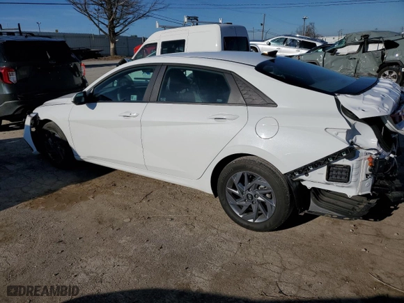 2024 Hyundai Elantra SEL with VIN KMHLM4DG0RU755764, listed as a Copart auction lot 82397224 with 13,349 mi miles and Salvage Title. Bid and sale history available at carsss.com. Image 2.