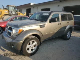 2007 Dodge Nitro SXT with VIN 1D8GU28K97W663760, listed as a Copart auction lot 62018755 with 71,958 mi miles and Salvage title. Bid and sale history available at DreamBid. Image 1.