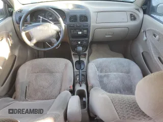 2002 Kia Rio with VIN KNADC123226128937, listed as a Copart auction lot 89225035 with 218,436 mi miles and Non Repairable. Bid and sale history available at carsss.com. Image 8.