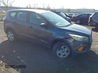 2017 Ford Escape S with VIN 1FMCU0F75HUD15558, listed as a IAAI auction lot 41890712 with 158,441 mi miles and . Bid and sale history available at DreamBid. Image 1.