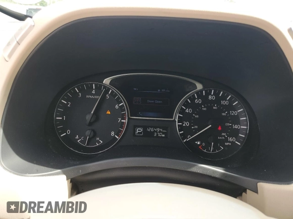 2015 Nissan Pathfinder SL with VIN 5N1AR2MN4FC641165, listed as a Copart auction lot 58033095 with 126,494 mi miles and Salvage title. Bid and sale history available at DreamBid. Image 9.