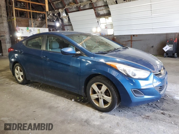 2013 Hyundai Elantra Limited with VIN KMHDH4AEXDU953031, listed as a Copart auction lot 56651205 with 177,067 mi miles and Clean Title. Bid and sale history available at DreamBid. Image 4.