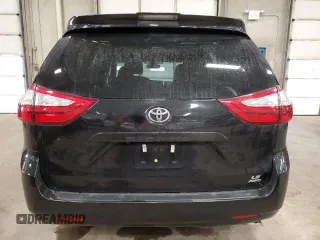 2018 Toyota Sienna LE with VIN 5TDJZ3DC7JS205622, listed as a Copart auction lot 37361044 with 50,162 mi miles and Salvage title. Bid and sale history available at DreamBid. Image 6.