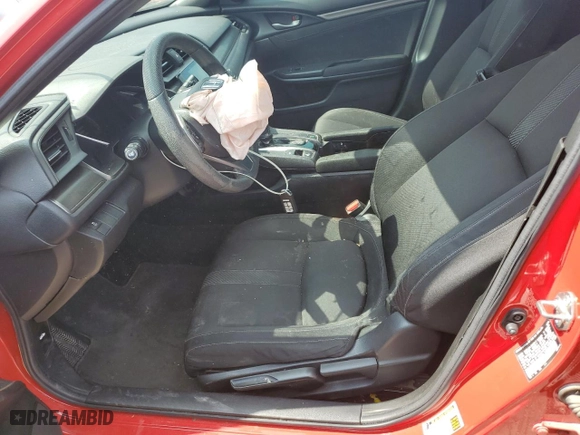 2017 Honda Civic Hatchback EX with VIN SHHFK7H58HU212508, listed as a Copart auction lot 48246375 with 0 mi miles and Salvage Title. Bid and sale history available at carsss.com. Image 7.
