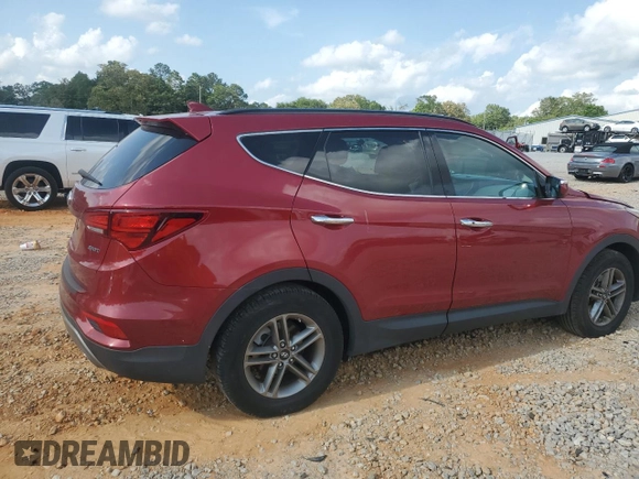 2017 Hyundai Santa Fe 2.4L with VIN 5XYZU3LB6HG415081, listed as a Copart auction lot 57816905 with 96,273 mi miles and Salvage title. Bid and sale history available at DreamBid. Image 3.