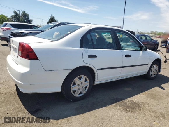 2004 Honda Civic VP with VIN 2HGES16384H536205, listed as a Copart auction lot 54513965 with 200,508 mi miles and Clean Title. Bid and sale history available at carsss.com. Image 3.
