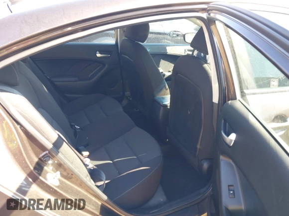 2017 Kia Forte LX with VIN 3KPFK4A76HE041128, listed as a IAAI auction lot 41897924 with 46,035 mi miles. Bid and sale history available at carsss.com. Image 8.