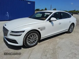2024 Genesis G80 2.5T z VIN KMTGB4SC5RU237744, wystawiony jako Copart lot #56997065 z przebiegiem 18 597 mil mil oraz Tytuł czysty. Historia ofert i sprzedaży dostępna na DreamBid. Obrazek 1.