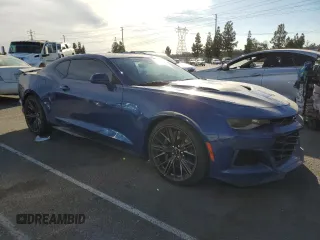 2022 Chevrolet Camaro ZL1 with VIN 1G1FJ1R68N0104269, listed as a Copart auction lot 75497734 with 14,083 mi miles and Salvage Title. Bid and sale history available at carsss.com. Image 4.