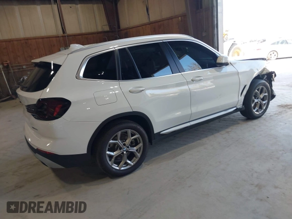 2024 BMW X3 xDrive30i with VIN 5UX53DP05R9X46526, listed as a IAAI auction lot 42122839 with 5,218 mi miles and . Bid and sale history available at DreamBid. Image 4.