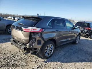 2019 Ford Edge Titanium with VIN 2FMPK3K90KBC37509, listed as a Copart auction lot 45287885 with 82,622 mi miles and Salvage Title. Bid and sale history available at carsss.com. Image 3.