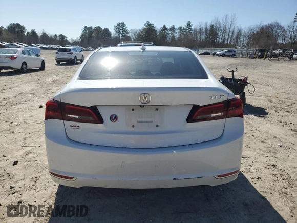 2016 Acura TLX V6 with VIN 19UUB2F32GA000953, listed as a Copart auction lot 49236665 with 0 mi miles and Salvage Title. Bid and sale history available at carsss.com. Image 6.