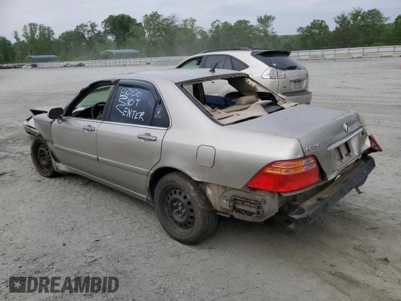 2002 Acura RL z VIN JH4KA96502C009276, wystawiony jako Copart lot #53978405 z przebiegiem 221 090 mil mil oraz Szkoda całkowita • Salvage title. Historia ofert i sprzedaży dostępna na DreamBid. Obrazek 2.