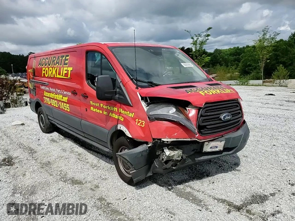 2017 Ford Transit with VIN 1FTYR2YM2HKA82387, listed as a Copart auction lot 60089965 with 147,625 mi miles and Salvage title. Bid and sale history available at DreamBid. Image 14.