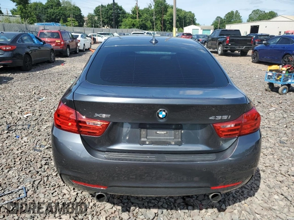 2015 BMW 4 Series 435i xDrive with VIN WBA4B3C51FGV48297, listed as a Copart auction lot 60950394 with 105,509 mi miles and Salvage Title. Bid and sale history available at DreamBid. Image 6.