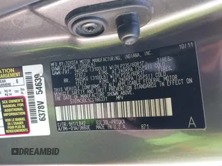 2012 Toyota Sienna XLE AAS with VIN 5TDYK3DC1CS186331, listed as a IAAI auction lot 41545031 with 240,788 mi miles and . Bid and sale history available at DreamBid. Image 9.