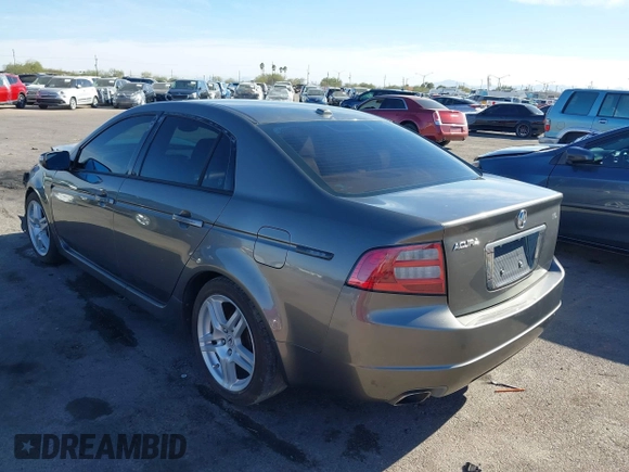 2008 Acura TL with VIN 19UUA66268A008704, listed as a IAAI auction lot 40993808 with 139,654 mi miles. Bid and sale history available at carsss.com. Image 3.
