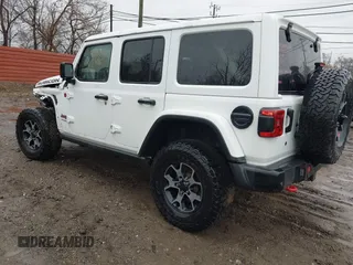 2018 Jeep Wrangler Unlimited Rubicon with VIN 1C4HJXFG6JW301254, listed as a IAAI auction lot 41654089 with 71,364 mi miles and . Bid and sale history available at DreamBid. Image 3.