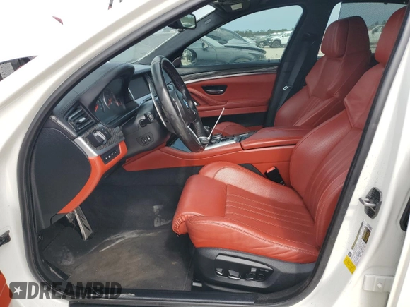 2016 BMW M5 with VIN WBSFV9C59GD595692, listed as a Copart auction lot 74151434 with 55,092 mi miles and Salvage Title. Bid and sale history available at carsss.com. Image 7.