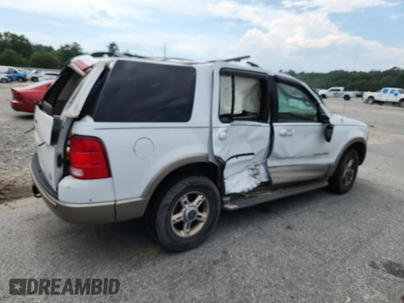 2002 Ford Explorer Eddie Bauer with VIN 1FMDU74W22ZC99899, listed as a Copart auction lot 63443445 with Not provided miles and Salvage title. Bid and sale history available at DreamBid. Image 3.